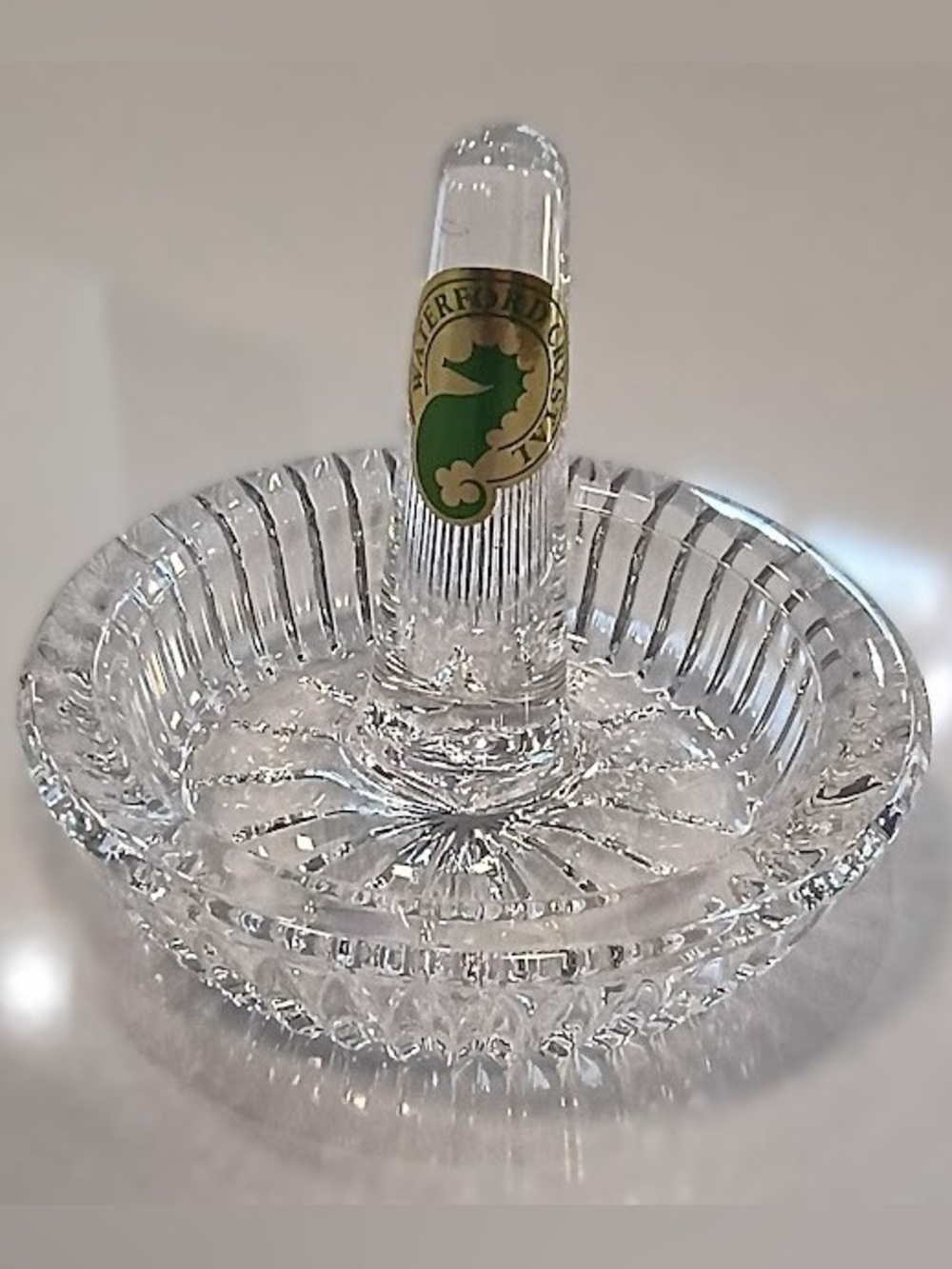 Waterford Crystal Heritage Round Ring Holder, NEW